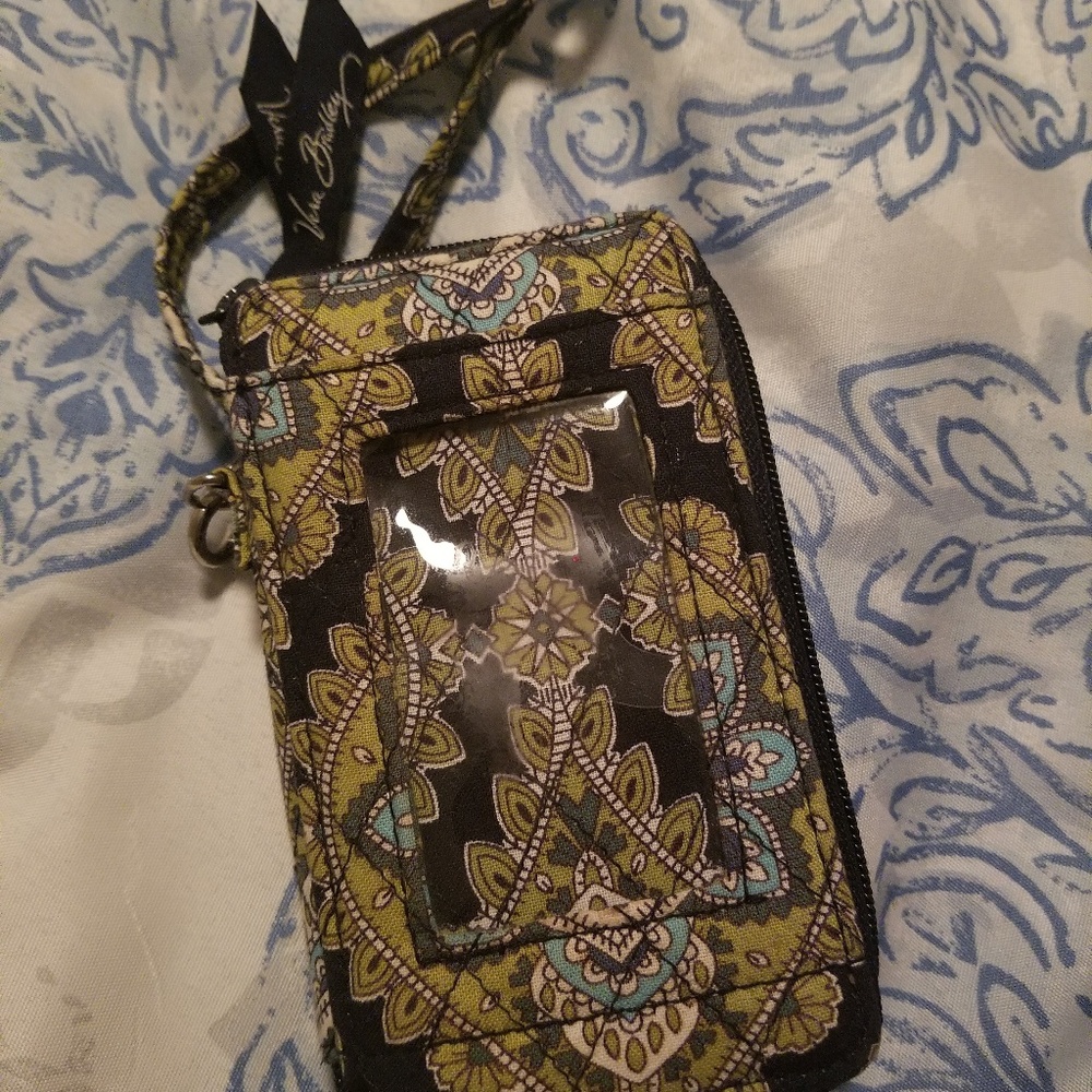 Vera Bradley wristlet wallet with strap